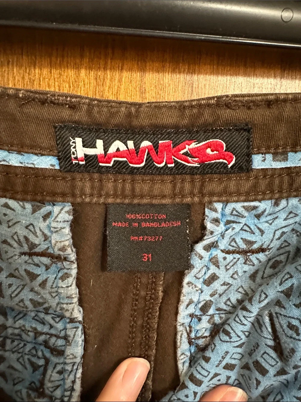 Tony Hawk Men's Brown Cargo Shorts